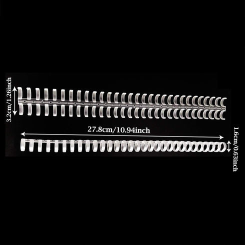 Honbay 10PCS Plastic 30-Hole Loose Leaf Binder Ring for Home and School by Honbay
