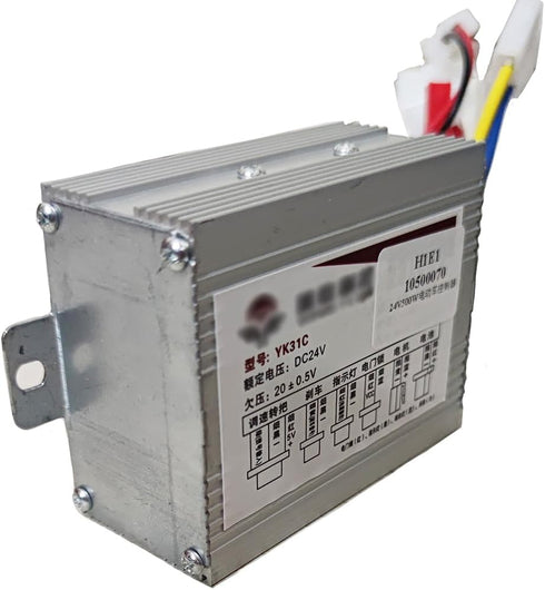 24v 500w Motor Brush Speed Controller for Electric Bike, Bicycle, Scooter