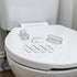Juroicessry 5Pcs Toilet Seat Bumpers, Universal Toilet Lid Bidet Replacement Bumper Kit Silicone Rubber Bumpers