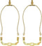 Lamp Shade Harp Holder for Table and Floor Lamps, 2 Set Heavy Duty Detachable Bracket with Polished Brass