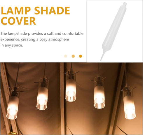 Amosfun Lampshade Replacement Plastic Light Shade Cover for Floor and Table Lamps Material Sleek Design Excellent Light