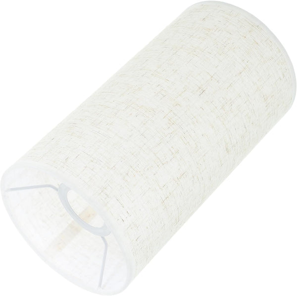 Mobestech 1pc Contemporary Lamp Shade Linen Material Round Shape Light Socket Replacement