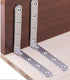 8 5 5 inch Pcs Stainless Steel L Bracket x Heavy Duty Solid Shelf Support Corner Brace, Metal Joint Right Angle Brace