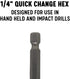 KFDHEX Series 5/16" Quick Change Hex Shank High Speed Steel Drill Bit, Pack of 12