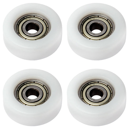 MroMax Roller Idler Bearing Pulley-5 x 25 x 9mm Nylon Wheel with 625ZZ Bearing for Furniture Accessories