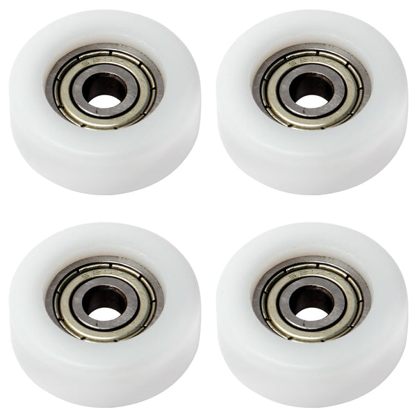 MroMax Roller Idler Bearing Pulley-5 x 25 x 9mm Nylon Wheel with 625ZZ Bearing for Furniture Accessories