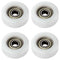 MroMax Roller Idler Bearing Pulley-5 x 25 x 9mm Nylon Wheel with 625ZZ Bearing for Furniture Accessories