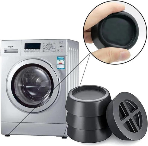 X psblty 4Pcs Furniture(1PC Washing Machine Anti Vibration Pads Rubber Feet Legs Mat Anti-Vibration Pad Universal