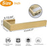 TocTen Hand Towel Holder, 9 Inch Heavy Duty Wall Mounted Towel Rack, Thicken SUS304 Stainless Steel Bathroom Hardware