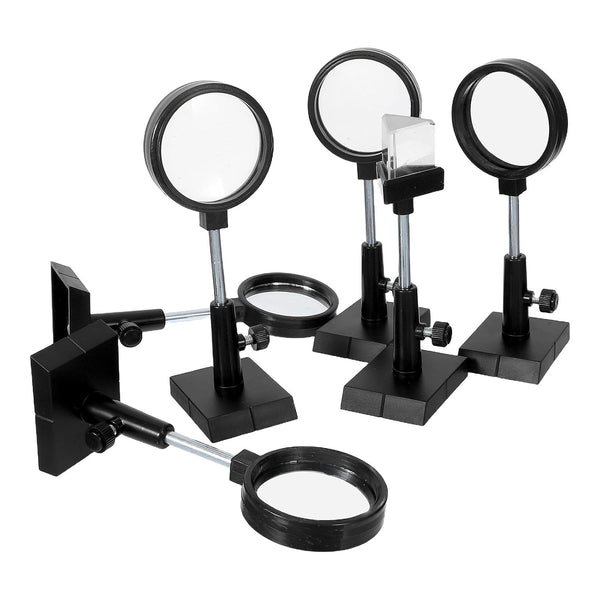 Didiseaon Optical Experiment Kit for Science Classroom Physics Teaching 6pcs Set Including