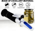 2-in-1 Brix Salinity Refractometer with ATC, Dual Scale 0-32% Brix & 0-28% Salinity for Food and Liquid