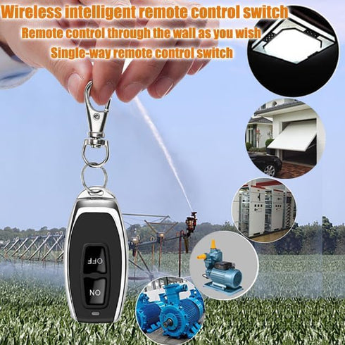 VONVOFF AC110v/120v/30A 433MHz 328ft Wireless Light Switch with Receiver kit, Ralay RF Remote Control Switch with Long