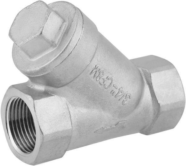 3/4" DN20 PT Thread Stainless Steel Y Type Strainer Pump Filter for Water, Oil, Gas