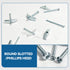 1/8X2-Inch Toggle Bolt and Wing Nut for Hanging Heavy Items on Drywall, 50 Pack