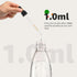 Glass Dropper Pipettes Compatible with SodaStream Bubly Bubbly Drops Flavors (Black, 6Pcs)