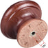 uxcell Round Wood Knobs, 12Pcs, 37mm Dia Cabinet Pulls for Dresser Drawer, Wardrobe, Dark Red
