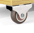 1 Inch Fixed Caster Wheels, Small Caster Wheels + Screws, Low Profile Castor, Set of 8 No Floor Marks Silent Casters