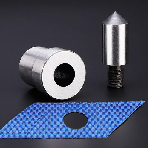 2Pcs Heavy Duty Metal Grommet Die Mold Eyelet Hand Press Punch Machine Tool Spring Snap Fastener Button Die for Hand Pressing(2.0 mm)