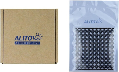 100pcs WS2812B 5050 5V ALITOVE Addressable Smart RGB LED Pixel Light on Black Heat Sink PCB Board DC Compatible