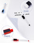 Nicpro 2 Pack Dry Erase Whiteboard Sticker Wall Decal, 17.7" X 78.7"(6.5 ft) Self-Adhesive White Board Peel Stick Paper