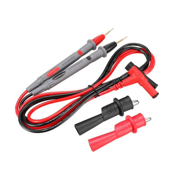 uxcell Multimeter Test Leads, Digital Probe Tester Lead Wire with Alligator Clips, 1000V 20A, 4-in-1 Set