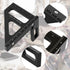 Imperial 3D Multi-Angle Measuring Ruler - 45/90 Degree Aluminum Alloy Woodworking Square Protractor, Miter Triangle