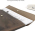 VANRA 5 Pieces A4 Envelopes Folders, Document Organizer with Snap Button Closure, A4 Letter Size, Brown