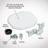 0110000 3 Lock,Silver(Pack 1) Westinghouse Saf-T-Brace for Ceiling Fans, Teeth, Twist