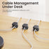 JCILPITC 6PCS Magnetic Cable Clips, Cable Management Under Desk,Cord Organizer for Desk Car Wall,Cord Holder Home