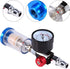 YHG Air Pressure Regulator - Waterproof Car Spray Air Regulator Set with Gauge and In-line Oil Water Trap Filter