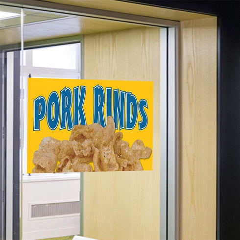 Fastasticdeals 36x24Inches Decal Stickers Multiple Sizes Pork Rinds Outdoor Advertising Printing A Industrial Vinyl