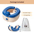 HAOMINGLONG Travel Potty for Toddlers, Portable Travel Foldable Training Toilet Potty for Kids Boys Girls Emergency