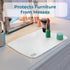 7.5" 11" BLACK+DECKER Water-Resistant Nightstand Mat, x Protects Nightstands from Liquids & Dirt, Travel-Ready, Stylish