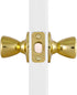 Design House 782730 Tulip Passage Hall and Closet Door Knob, Polished Brass