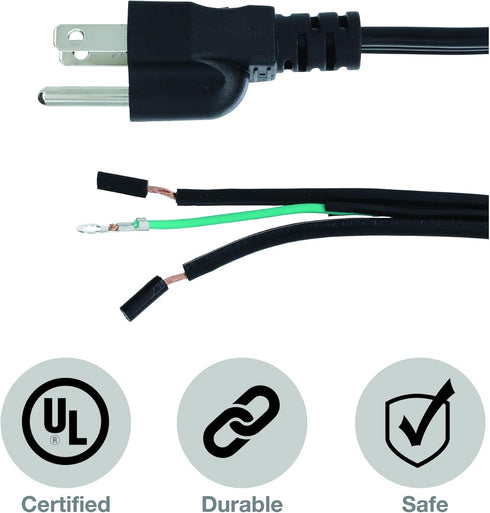 Danco 12010 Garbage Disposal Power Cord Installation Kit, Black