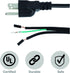 Danco 12010 Garbage Disposal Power Cord Installation Kit, Black