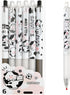 Cute Kawaii 0.5mm Black Ink Gel Pens, Fine Point Smooth Writing Ballpoint for Office School Supplies, Pack of 6