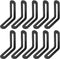 M METERXITY 10-Pack Adjustable L-Shape Corner Brace, 2.3 x 2.3 in Stainless