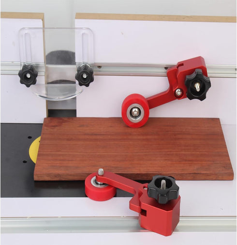 Updated Bearing Roller Featherboards, Precision Stock Guides for Table Saw Router Tables, Band Saws, Woodworking Tools