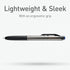 Pentonic GR-T Retractable Gel Pens, 10 Count, Blue Ink, 0.7mm Fine Point for Journaling and Note Taking