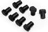 Badafaci 8Pcs 3/4in Bench Dogs Aluminum Alloy Arrow Storage Case Ratchet Clamp for Workbench Projects