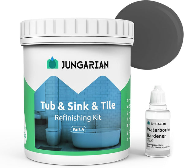 Tub and Tile Refinishing Kit 35oz, Low Odor Countertop Paint, Shower Sink