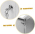 Mailbox Package Ciieeo Wall Mounted Lock Milk Bottlee Box Outdoor Box for Porch