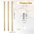 PATIKIL 3 Sets 11.8" M10 1mm Threaded Extension Rod, x Fine Thread Lamp Pipe with Lamp Pipe Nipples for Pendant Light