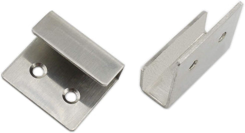 Stainless Steel Tile Bracket Billboard Holder, Wall Mounted Utility Hooks for Ceramic Tile Display, 10 Pack, Silver
