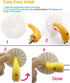 UTLK [3 Pack (7-Color) Plug-in LED Mushroom Night Light Lamp with Dusk to Dawn Sensor,Plug in Bed Cute Nightlight lamp