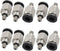 uxcell 10 Pcs M5 Male Thread 6mm Quick Fittings, Push In Joint Pneumatic Connector