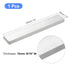 uxcell Square Aluminum Flat Bar, 9/16" Thick, 1.6" Width, 10" Length, 6061 Aluminum Flat Plate for Industrial Building