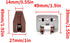 Surf turtle 5 Pack 1 Drawer Slide Track Guide Glide with Metal Backing, Compatible with Rite-Trak Drawer System, Center