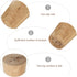 4Pcs Set WOONEKY Wooden Cabinet Bun Feet Replacement Furniture Legs Bearing Weight for Sofa Couch Armchair Coffee Table